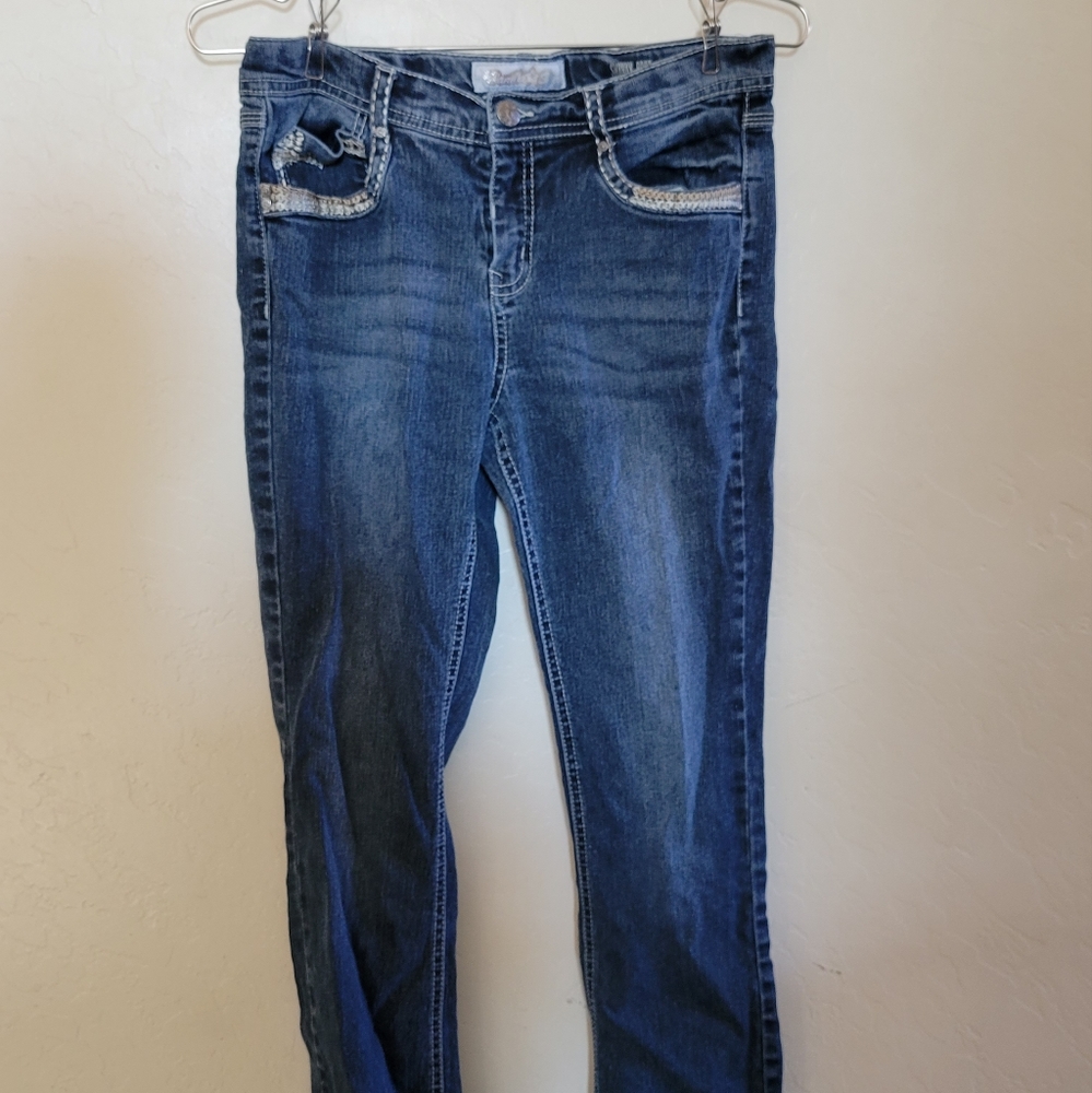 Vanilla Sky Womens Blue Jeans